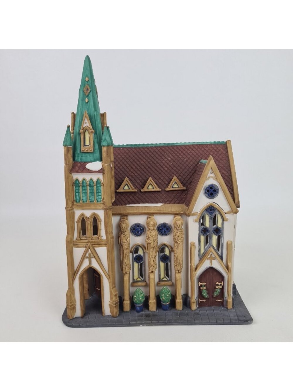 Department 56 "All Saints Corner Church" 5542-5 Heritage Village Porcelain